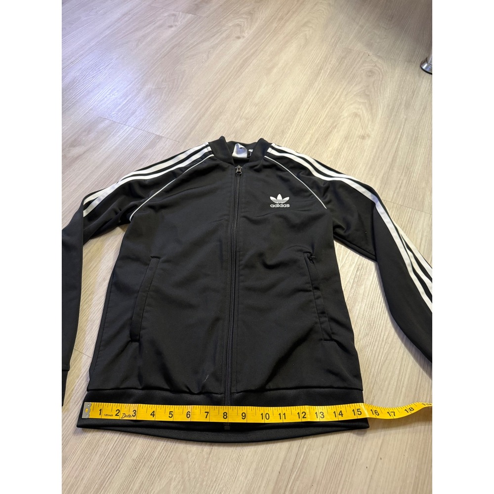 Adidas Originals Boys Primeblue SST Track Jacket Black White 11-12Y M GN8451 - Picture 4 of 11